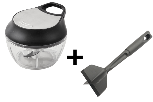 Loke lök & grönsakshackare + Kani köttfärshackare från Dorre